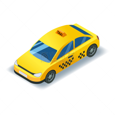 汽车,三维图形,出租车,黄色出租车,图标,商务,交通,车站,城市,运输