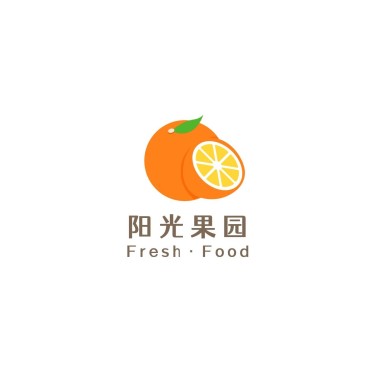 餐饮美食品牌宣传手绘logo