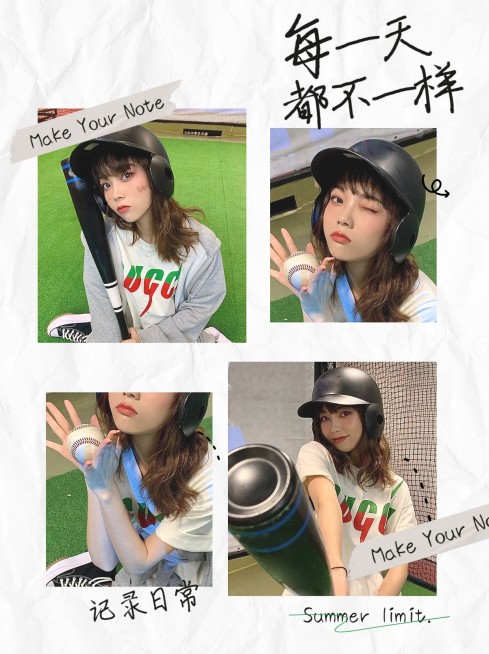 PLOG晒图晒照四宫格小红书配图预览效果