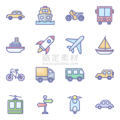 平坦的,计算机图标,巴士,天体物理学,导弹,太空旅行器,汽车,陆用车,图像,机场