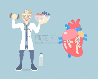 概念,健康保健,人类心脏,白昼,地球形,蓝色背景