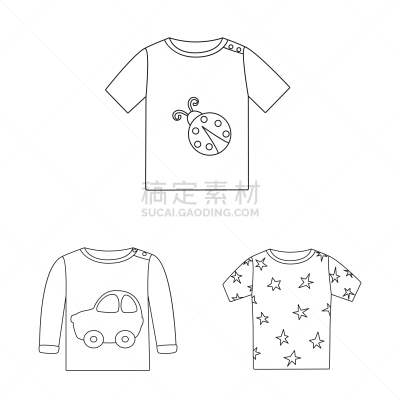 儿童,分离着色,衣服,人造物,品牌名称,可爱的,毛衣,小的,夏天,收集