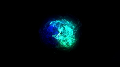 带有发光旋转背景的炽热球体背景。发光球体。带光圈光效的光轮框架