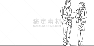 男商人,女商人,连续性,成一排,职业,专业人员,商务人士,人,男人,女人