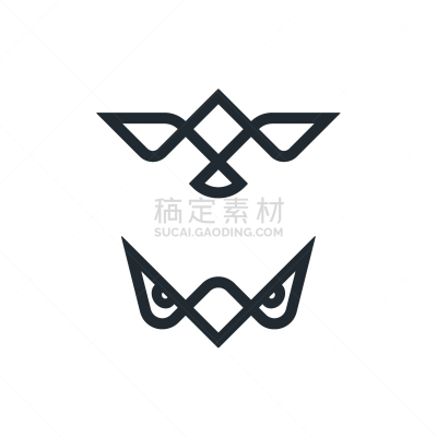 鸟类,符号,计算机图标,鹰,抽象,背景分离,自由,翅膀,模板,老鹰