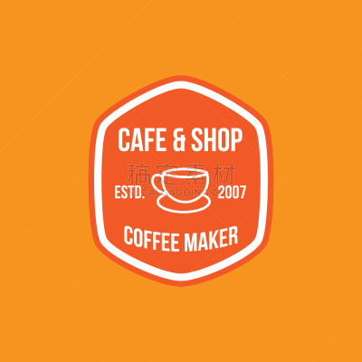 咖啡,餐馆,品牌名称,商店,图标,茶,商务,华丽的,复古