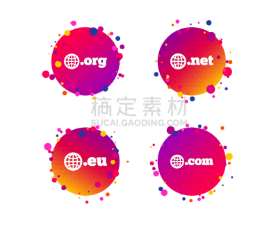 com域名,标志,网,平坦的,不明确的地点,电子邮件,代币,技术,图像