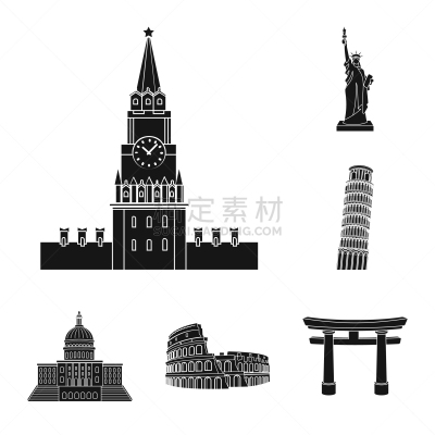 黑色,计算机图标,分离着色,国内著名景点,奔萨,克里姆林宫,好奇心,布置,收集