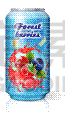 苏打水,铝的,森林,多样,浆果,罐子,饮料,清新,食品,果汁