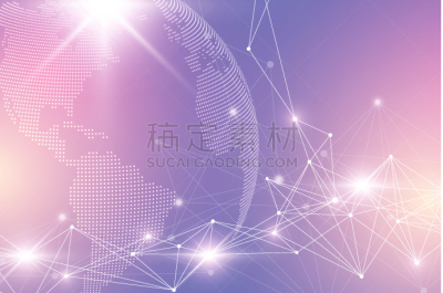网络空间,抽象,插画,背景聚焦,全球通讯,深的,数据,主机,复杂,联系