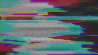 独特的设计抽象数字动画像素噪声毛刺错误视频损坏