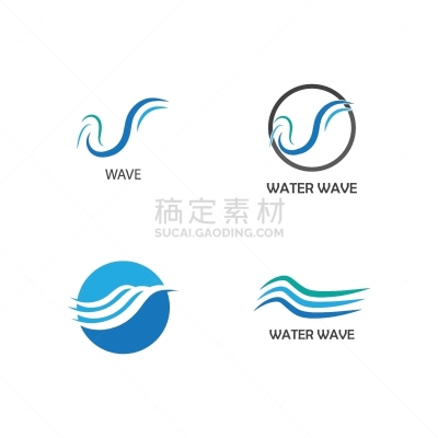 品牌名称,模板,波浪