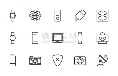 图标集,蜘蛛网,传媒,商务,拍摄环境,细的,设备用品,速度计,绘画插图,搜寻