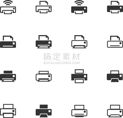 打印单据,计算机图标,商务,计算机,打印机,技术,现代,设备用品,蜘蛛网,布置