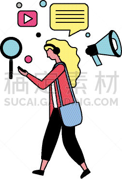 女人,传媒,计算机图标,脸谱网,编辑,人,概念,性格,智慧