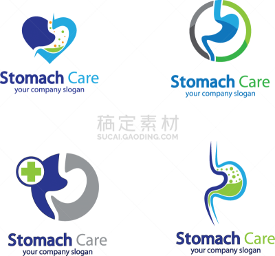 stomach logo creative icon