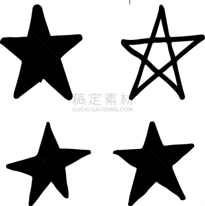 乱画,星星,不完全的,夜晚,太空,铅笔,星号,图像,海星,绘制