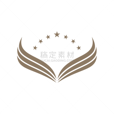 翅膀,星形,计算机图标,抽象,运动,背景分离,自由,华贵,模板,老鹰