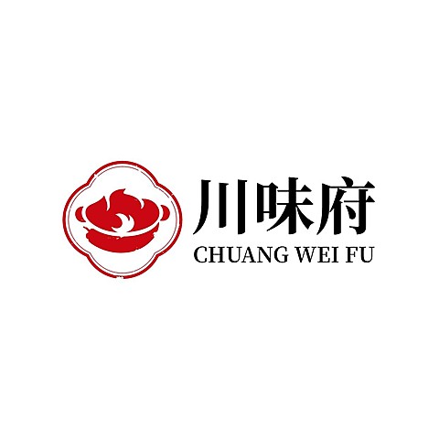 餐饮中式川菜店铺宣传店铺logo