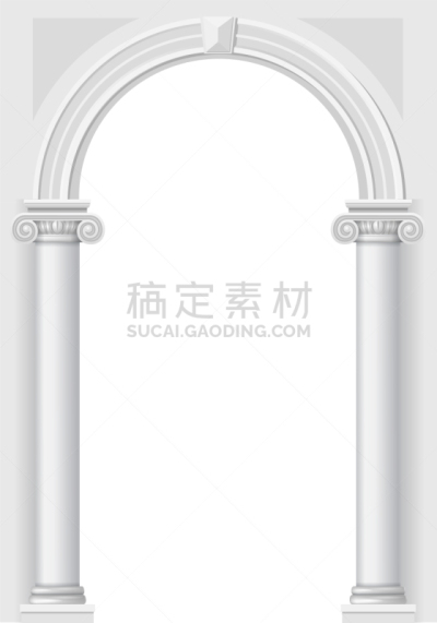白色,古典风格,拱门,外立面,图像,巴洛克风格,文艺复兴,古董,矢量,复古