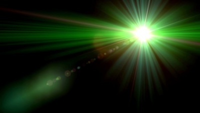 代表辉光明星效果的 镜头光斑。动画背景和运动图形。