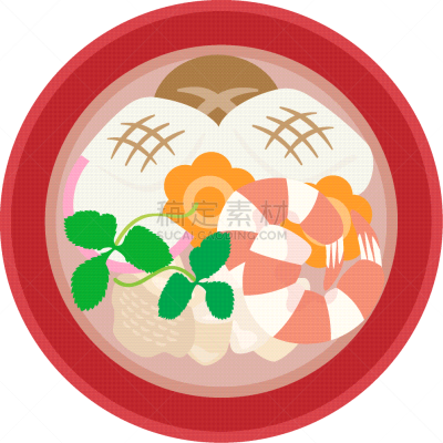 新年前夕,碗,蔬菜,鸭儿芹属,汤碗,日本食品,餐具,贝壳,胡萝卜