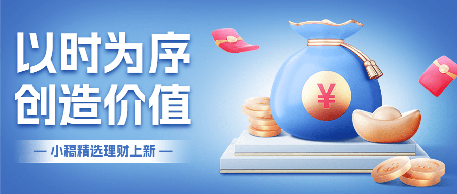 金融银行理财产品营销公众号首图套装