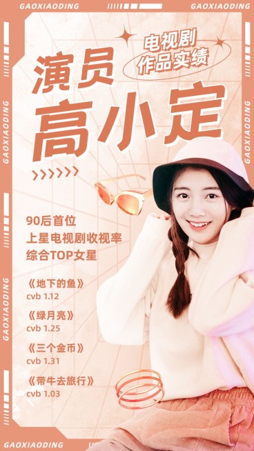 明星作品宣传数据喜报战报预览效果