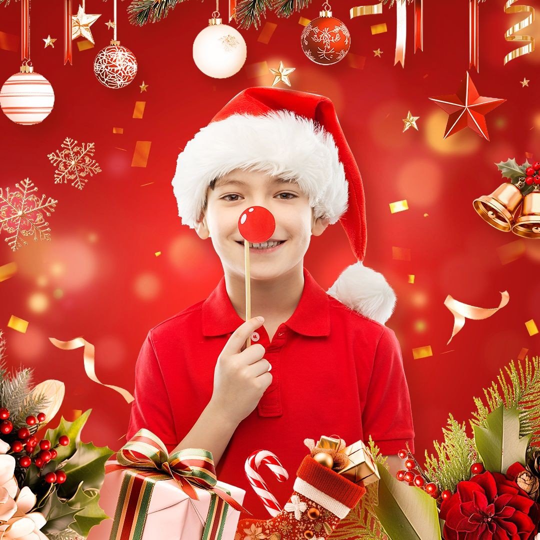 Christmas Seasonal Greetings Profile Picture Templates