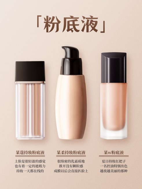 美妆博主产品推荐好物分享小红书封面预览效果