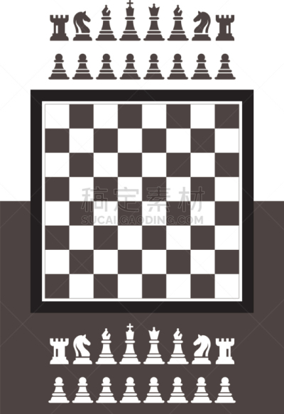 小雕像,国际象棋,象棋女王,扁平化设计,卒子,运动,休闲