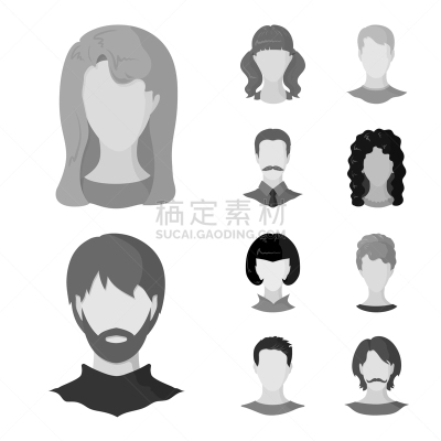 性格,标志,侧面像,专业人员,灰色,肖像,莫诺湖,女人,设计,布置