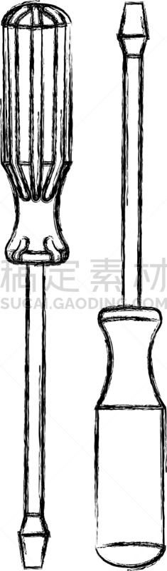 草图,运动模糊,螺丝刀,工具,技术,建筑业,设备用品,阴影,收集,剪影