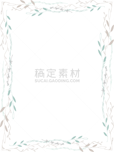 枝,白色,长方形,边框,华丽的,清新,纺织品,壁纸,枝繁叶茂,草