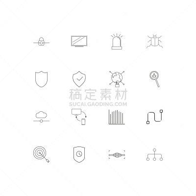 轮廓,直的,安全,计算机图标,网上交友,热,图像,矢量,云,搜寻