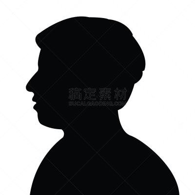 人的头部,矢量,女人,轮廓,人,一个人,图像,成年的,身体部位,人的脸部