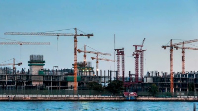 施工现场延时，平移快照