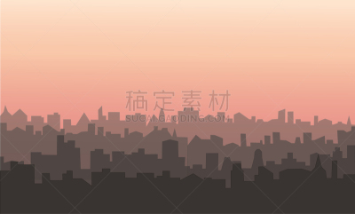 现代,城市,早晨,华丽的,达义市,商务,建筑业,窗户,建造物,剪影