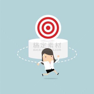 靶子,女商人,商务,经理,策略,女人,跑