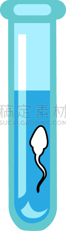 精子,卵子,试管,白色,生物学,分离着色,人造的,健康保健,人