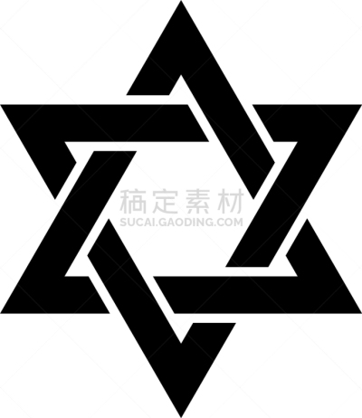 犹太教,标志,图标,大卫王之星,耶路撒冷,白色,以色列,正方形,希伯来文