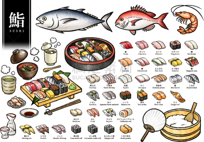 寿司,日本,鰤鱼,菜单,寿司米,赤贝寿司,军舰卷,日本食品,米,螃蟹