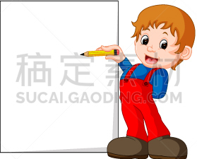 儿童,文字,学龄前儿童,男孩,格记录纸,图像,矢量,写,教育,构图