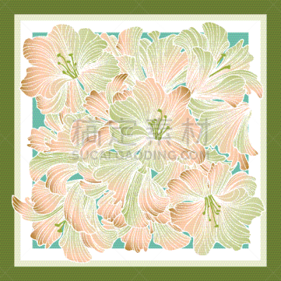 女人头巾,装饰物,纸巾,背景,丝绸,花朵,方形画幅,彩色图片,花纹,花