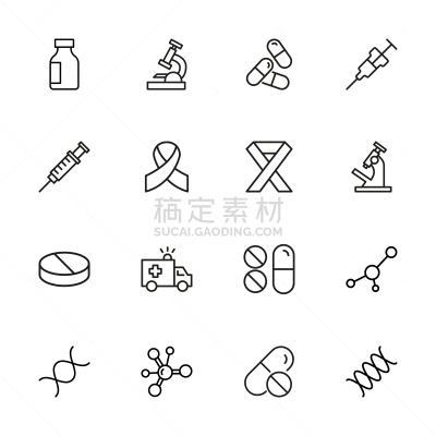 线条,计算机图标,癌症,极简构图,医疗用品,注射器,健康保健,护士,听诊器