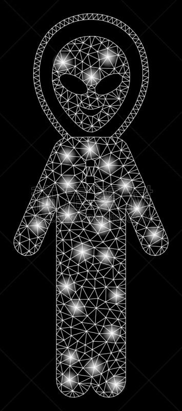 幸福,铁丝网,外星人,斑点,镜头眩光,一个人,活力,可爱的,顾客