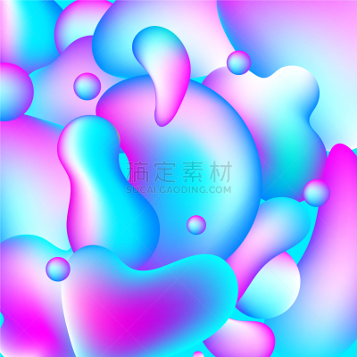液体,形状,背景聚焦,霓虹灯,活力,有机食品,荧光色,图像,设计,流动