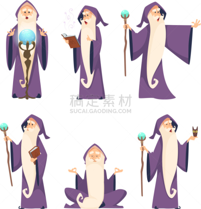 吉祥物,动作,注视镜头,卡通,男性,男巫,可爱的,飘然,摆拍,壁炉架
