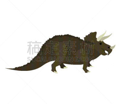 三角龙,动画片,恐龙,色彩鲜艳,自然,热带雨林,能力,图像,已灭绝生物,侏罗纪