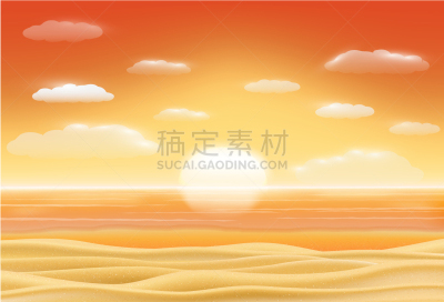 海滩,自然美,景象,沙子,海洋,云,海岸线,日落,日出,剪影